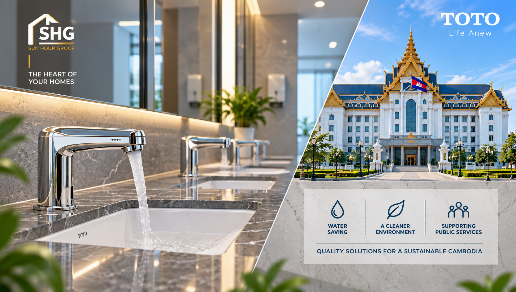 Faucets for Government Buildings in Cambodia