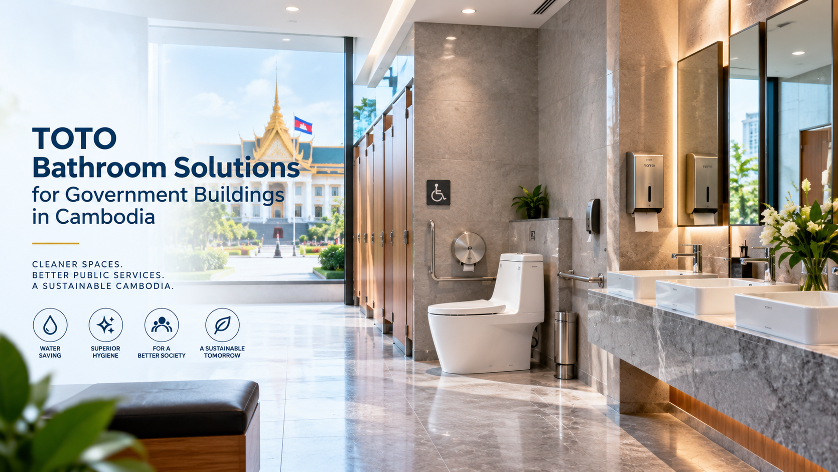 TOTO Bathroom Solutions for Government Buildings in Cambodia