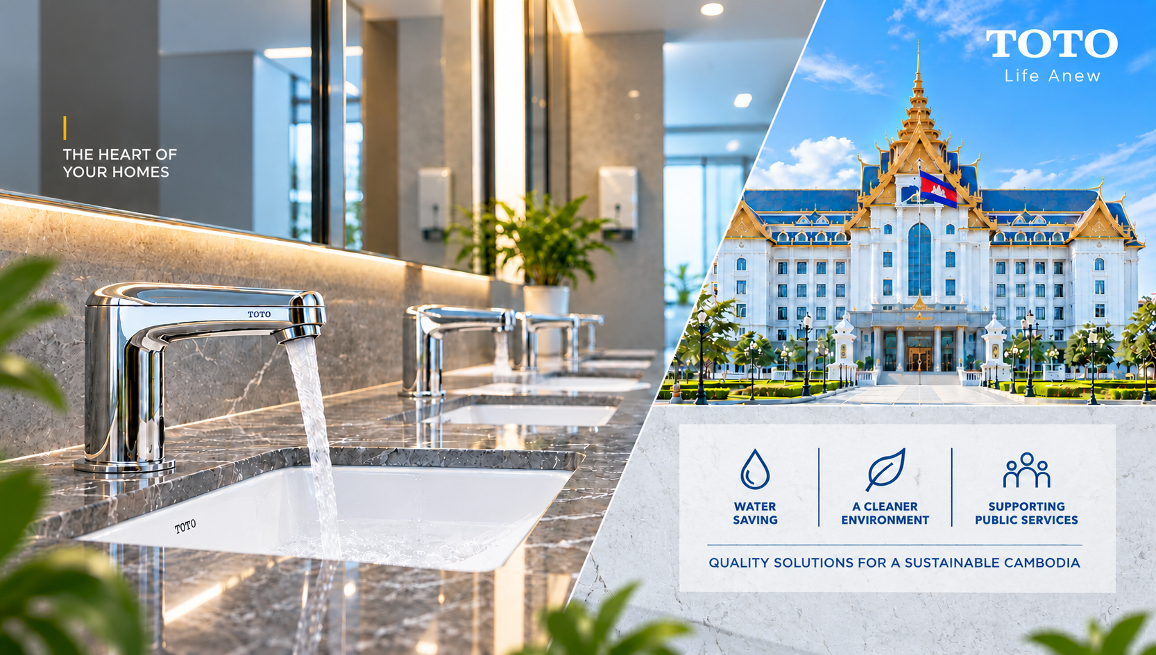 Faucets for Government Buildings in Cambodia